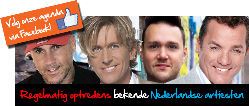 Regelmatig optredens bekende Nederlandse Artiesten